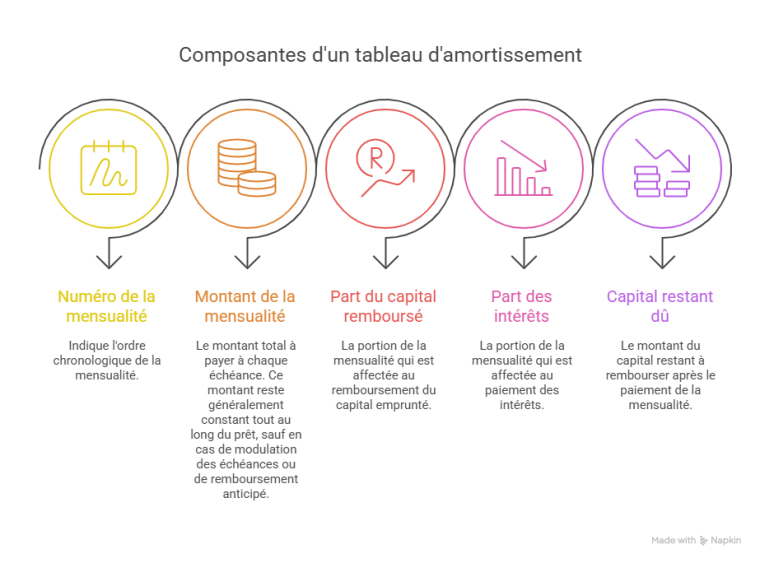 tableau amortissement